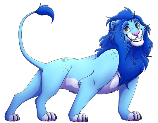 Blue the Lion