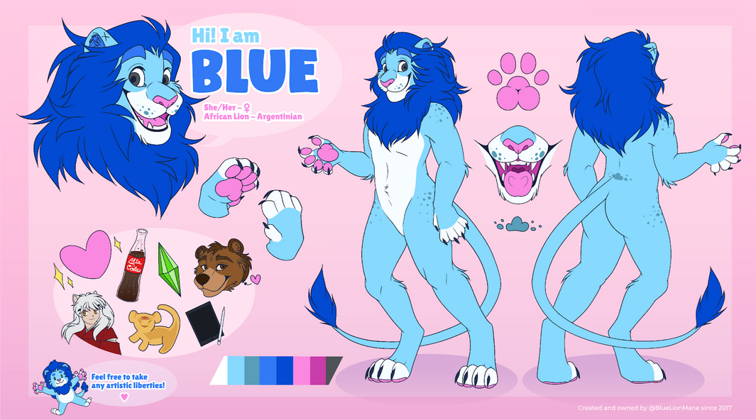 Blue the Lion